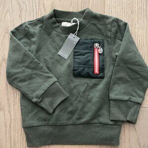 Miki Miette sweatshirt - NWT - Olive Green - 2T